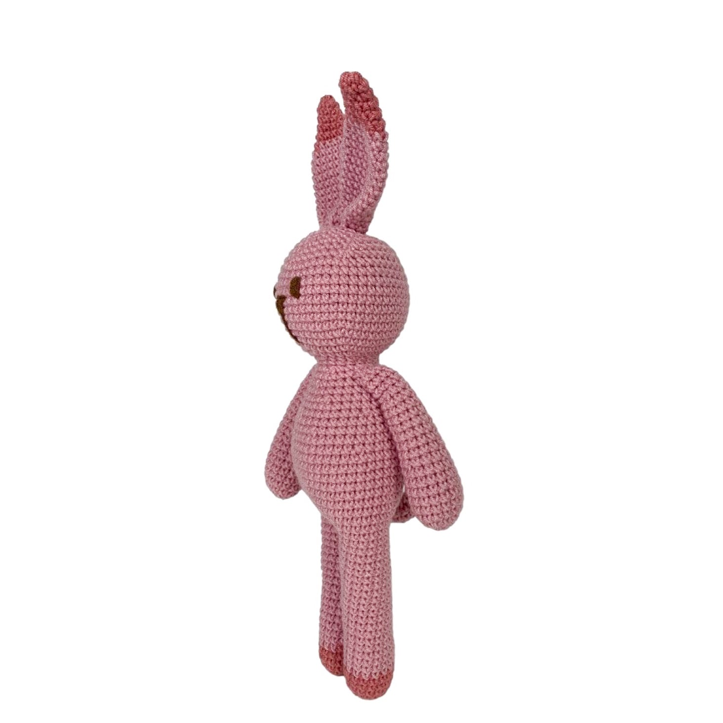 Pink Bunny Crochet Stuffed Animal
