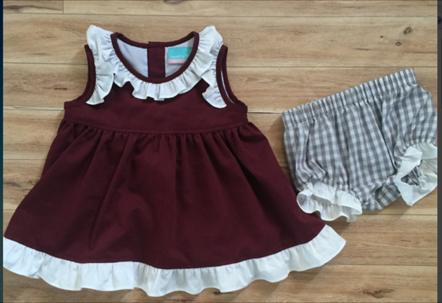 Miss Maroon Ruffle Shorts – AnnieB & TLC