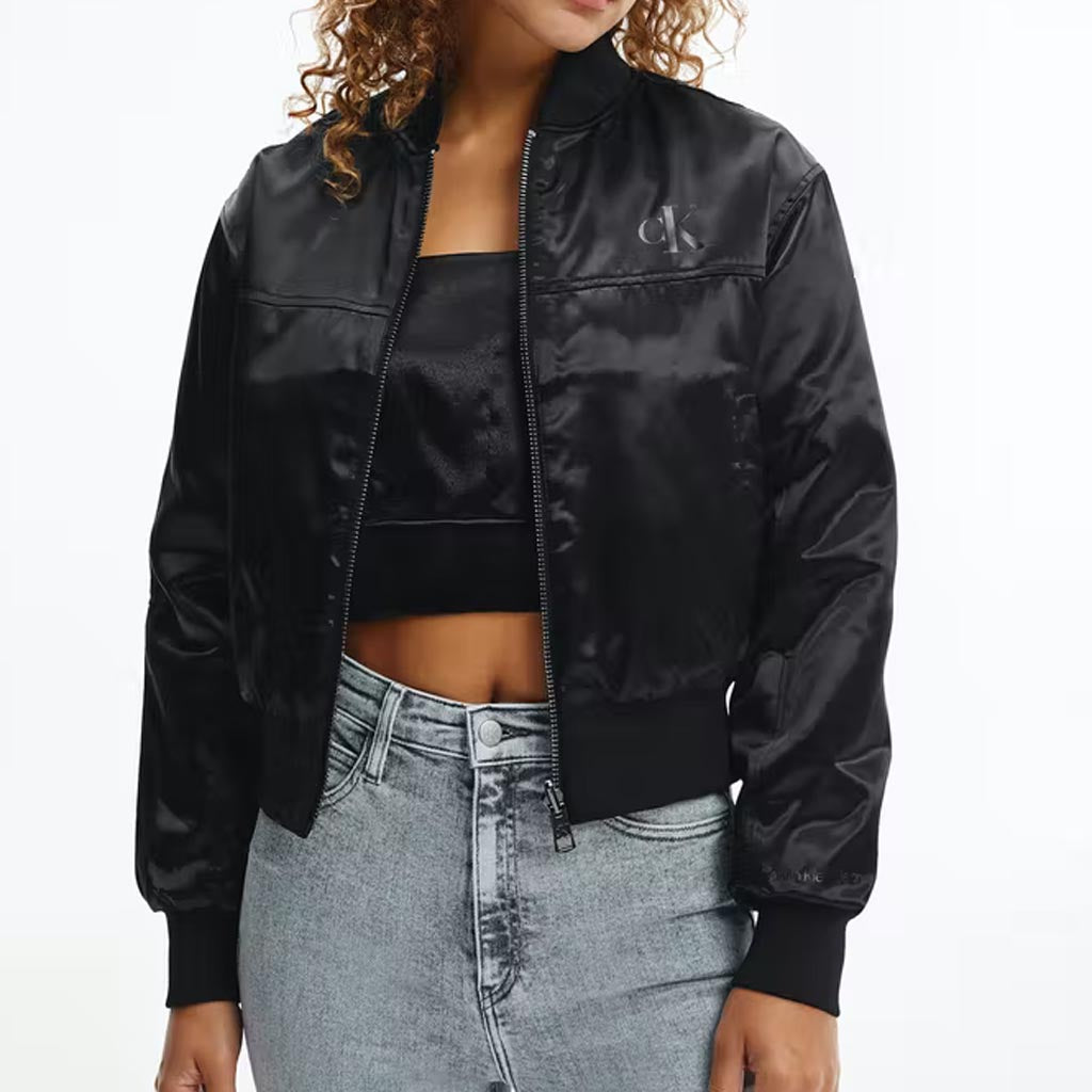 women's calvin klein bomber jacket