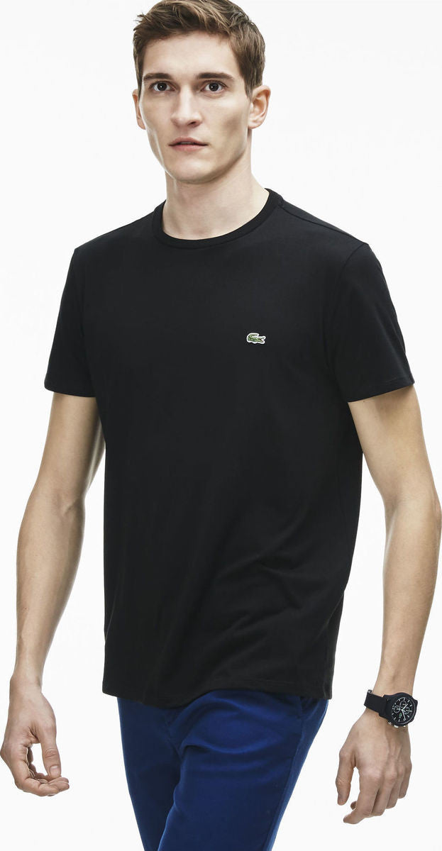 mens lacoste black t shirt