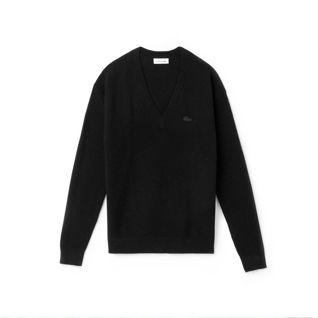 lacoste black sweater