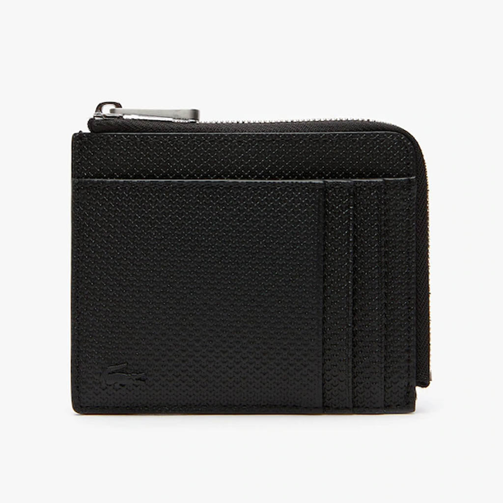 lacoste zip wallet