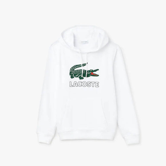 Supreme Lacoste Logo Panel Hooded Sweatshirt Black