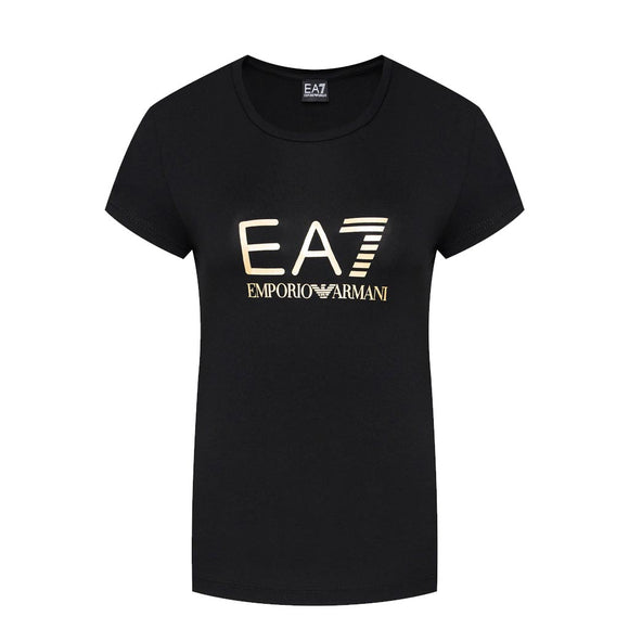 black and gold armani t shirt