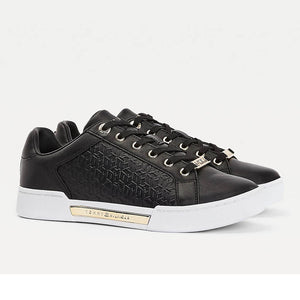 tommy hilfiger black trainers