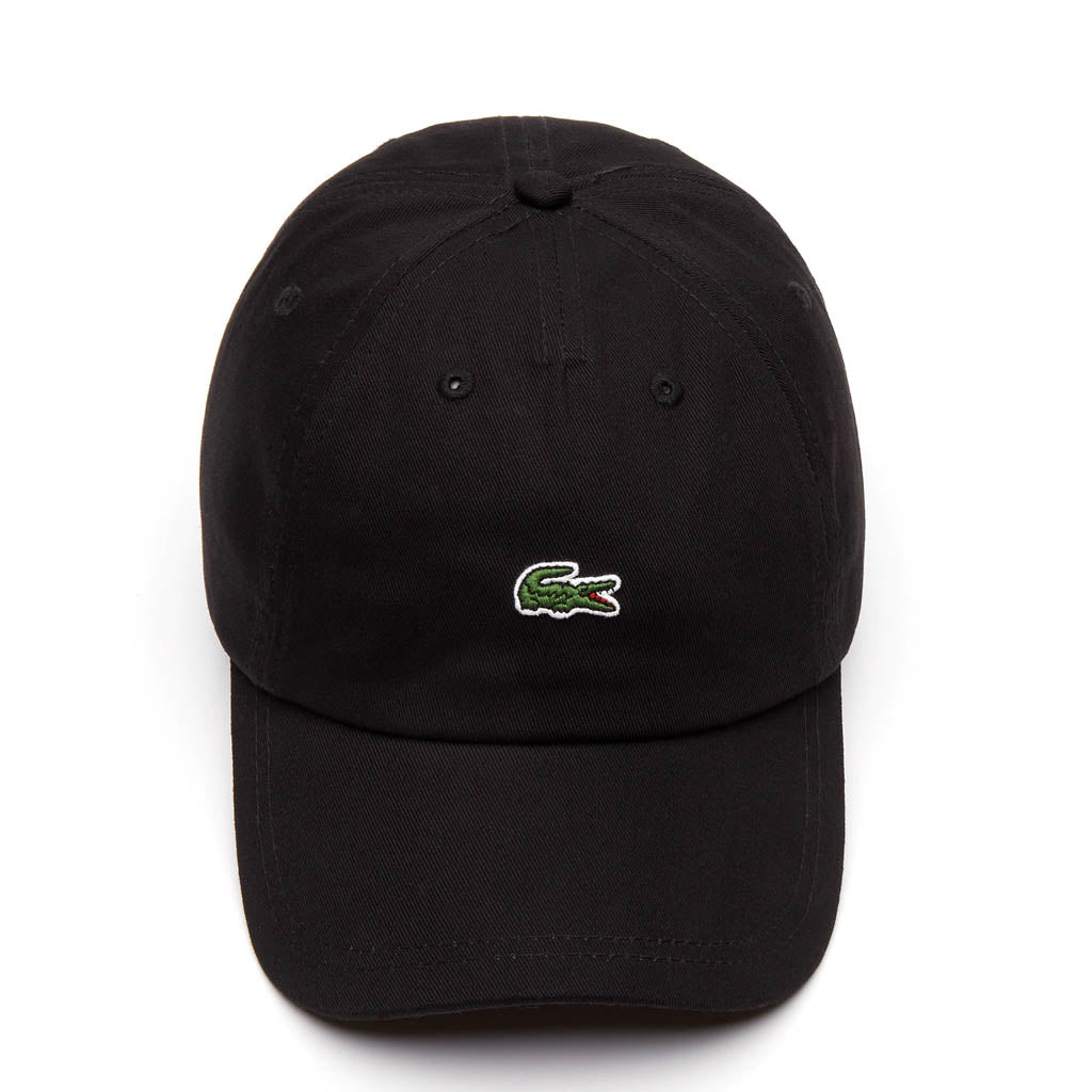 black lacoste hat