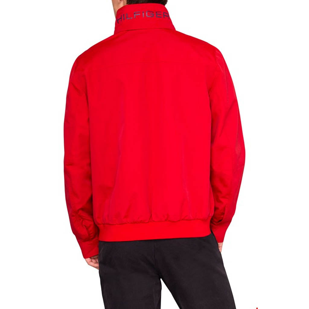 mens red tommy hilfiger jacket