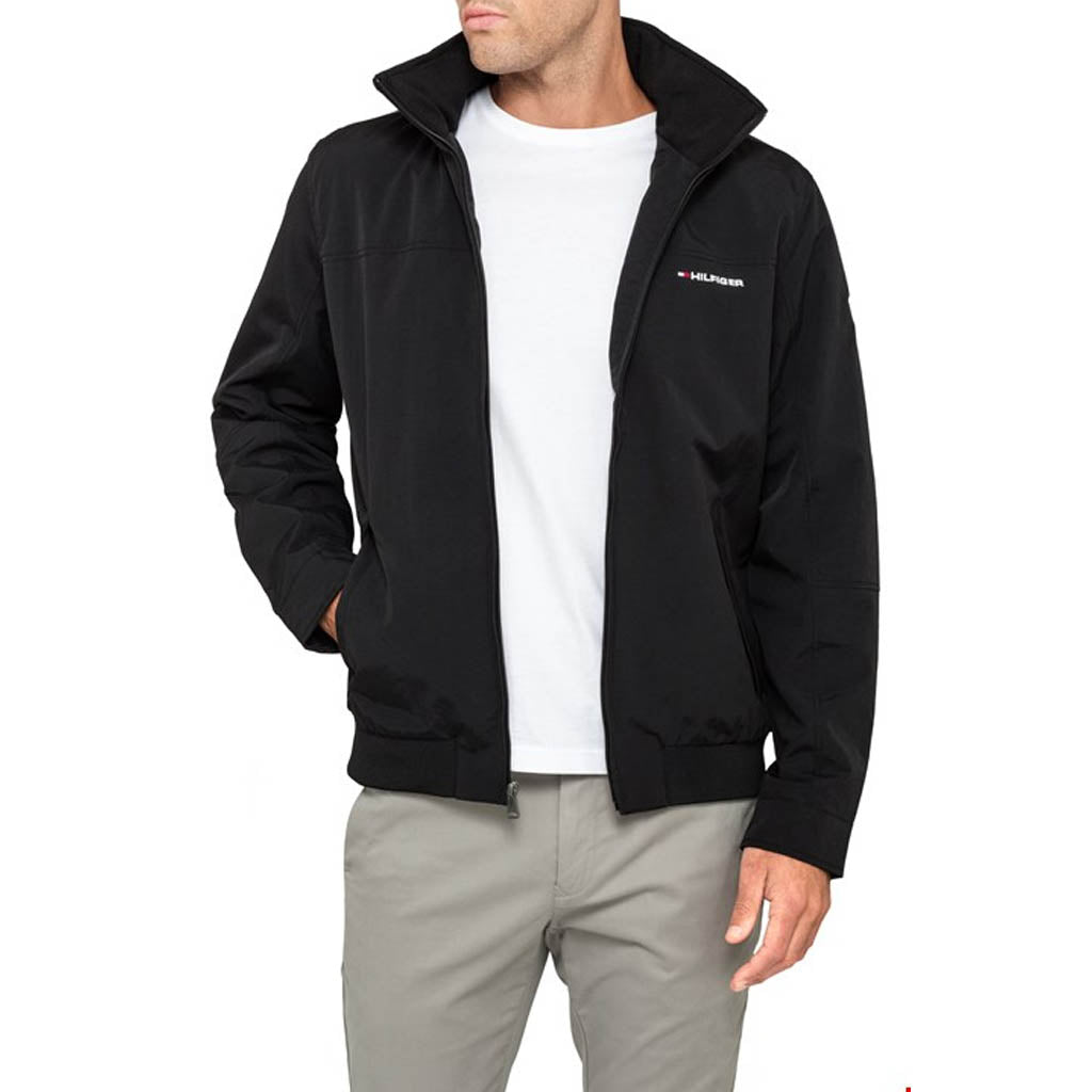 black tommy hilfiger yacht jacket