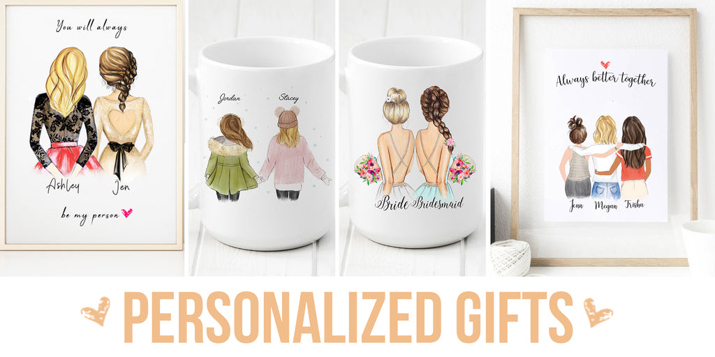 personalized gifts for best friend girl