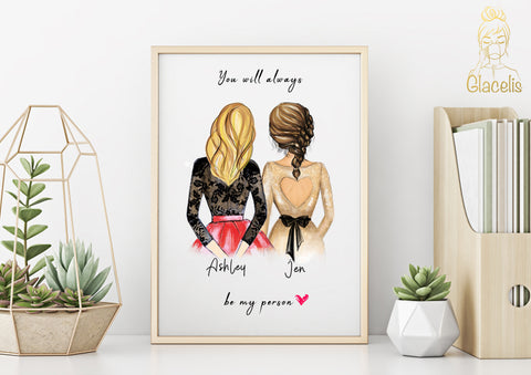 Best Friend Gift Best Friends Gift for Best Friend Bridesmaid Gift Gift for  Her Friend Frame Gift for Friend Birthday Gift 