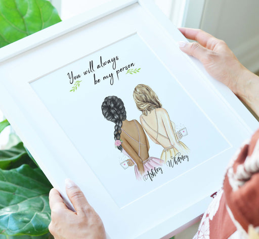 Personalized Soul Sisters Wall Art - Art Print Digital — Glacelis