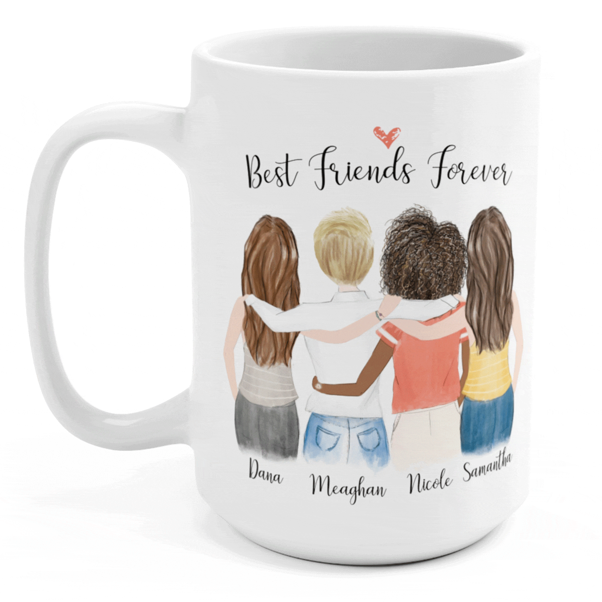 personalized best friend travel mugs