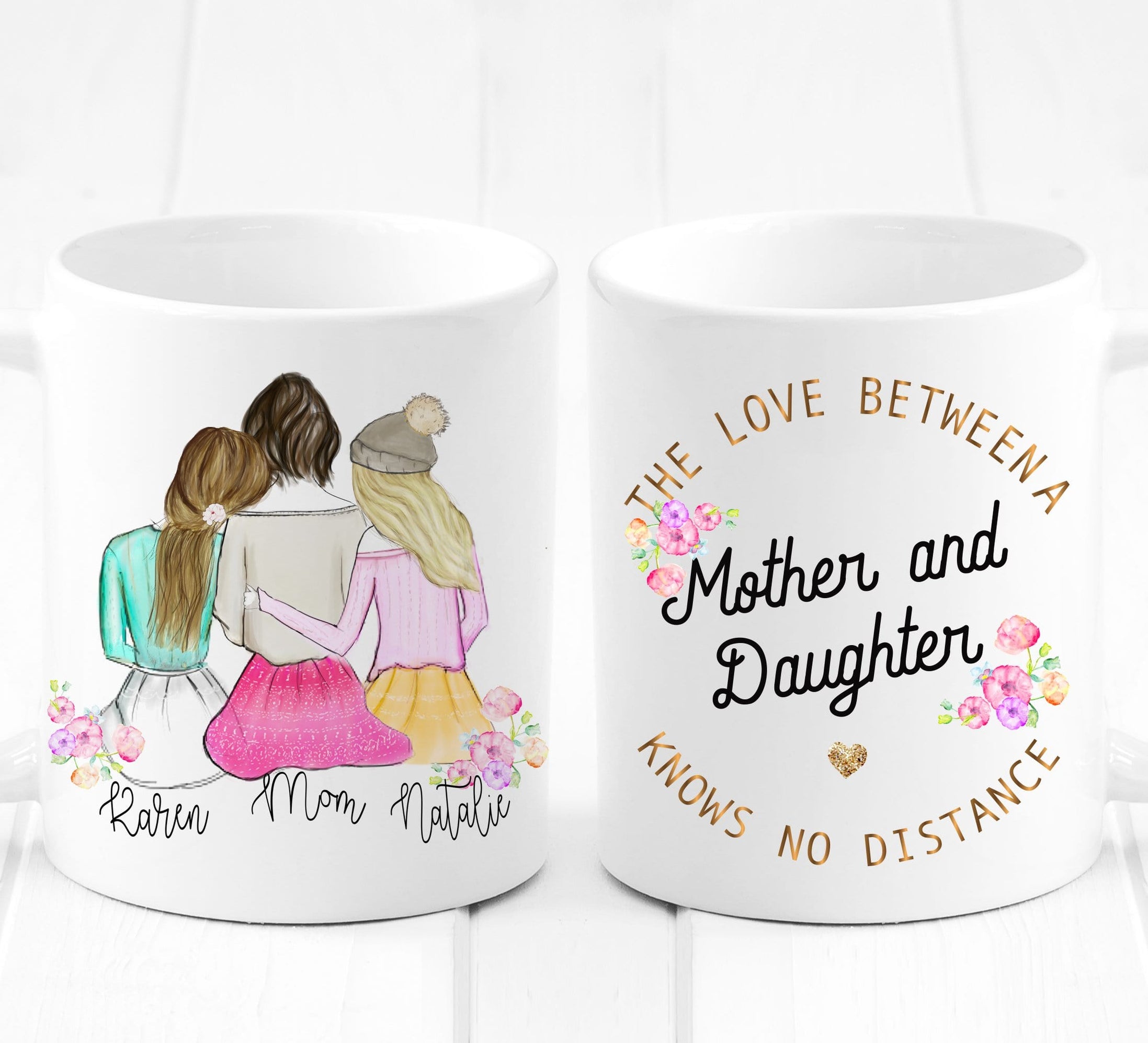 Personalized Mug For Mom And Daughter — Glacelis 