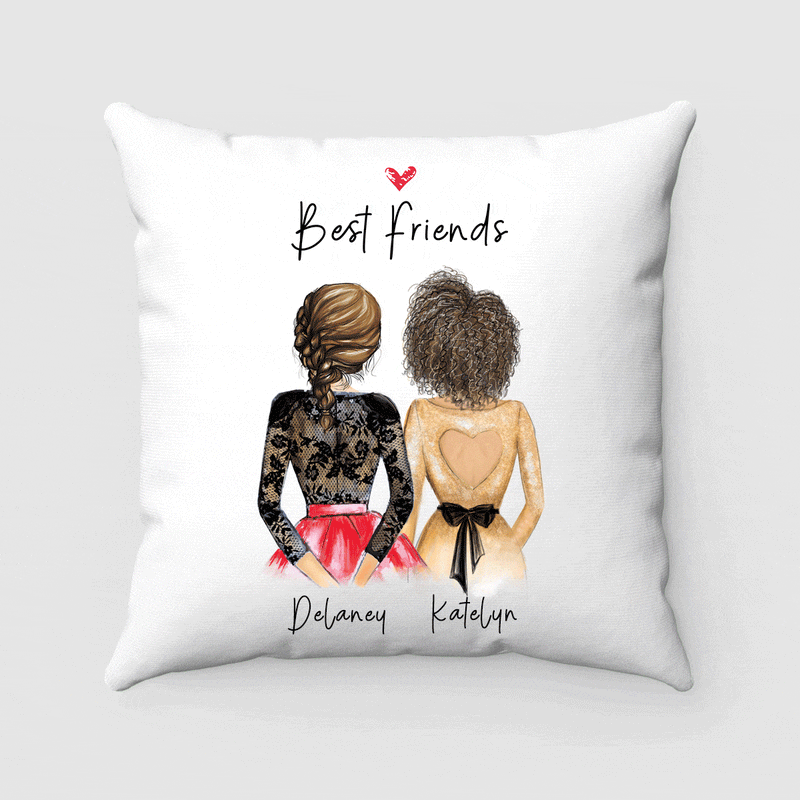 Personalized Best Friend Pillow Glacelis