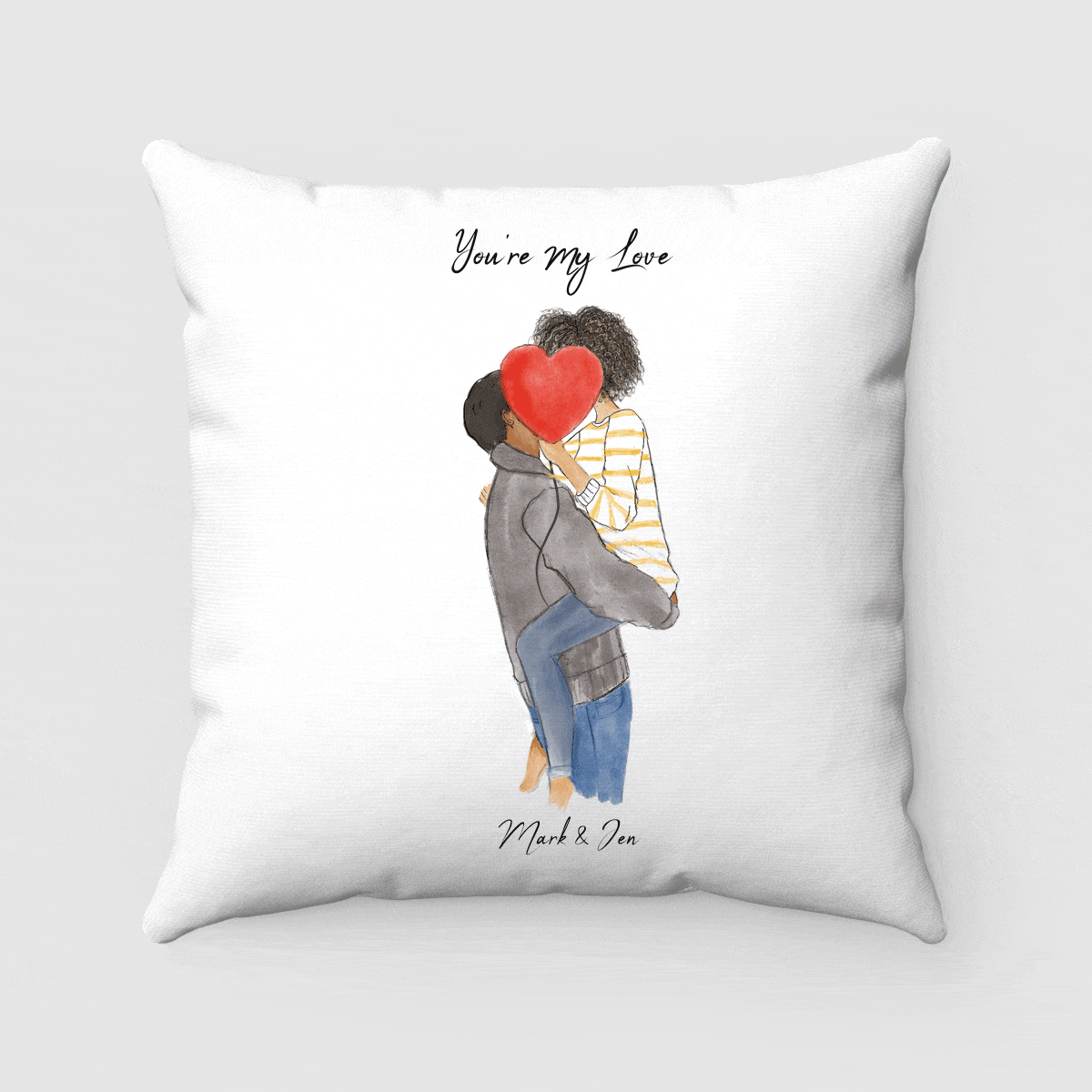 Personalized Couple Pillow – Glacelis