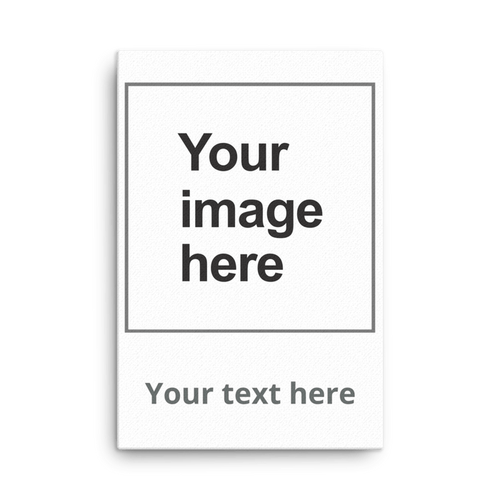 Personalized Your Canvas Print — Glacelis