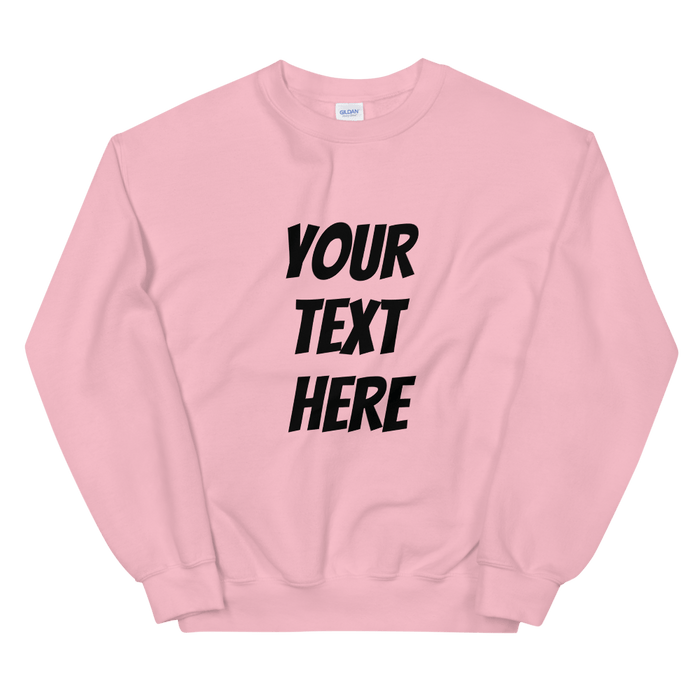 Personalized Unisex Crew Neck Sweatshirt — Glacelis