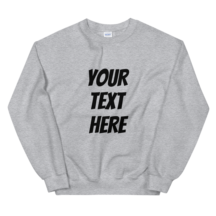 Personalized Unisex Crew Neck Sweatshirt — Glacelis 