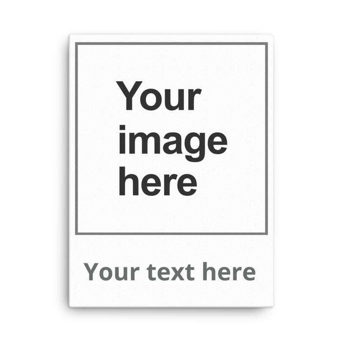 Personalized Your Canvas Print — Glacelis