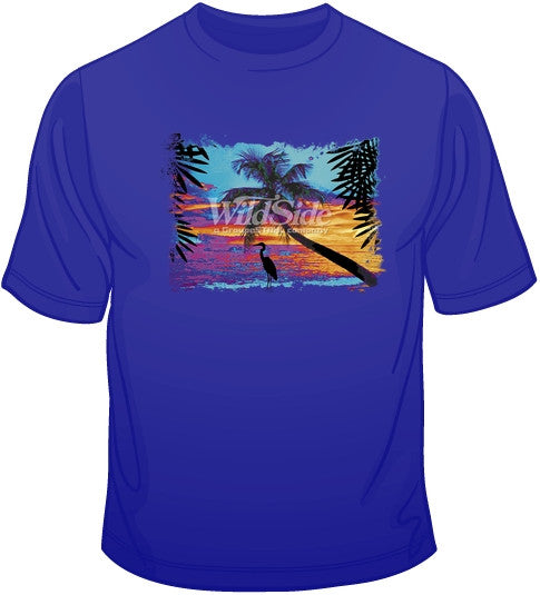 Neon Beach Scene T Shirt | BoardwalkTees.com