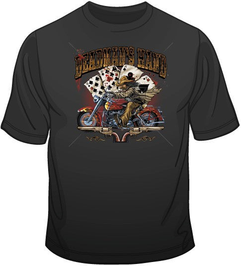 Dead Man's Hand T Shirt | BoardwalkTees.com