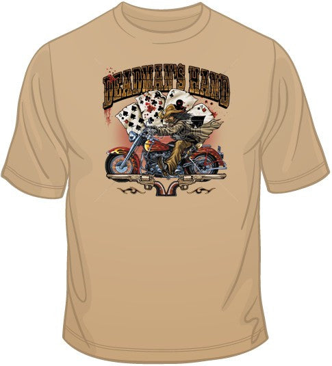 Dead Man's Hand T Shirt | BoardwalkTees.com