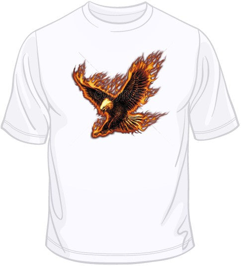 Flying Fire Eagle T Shirt | BoardwalkTees.com