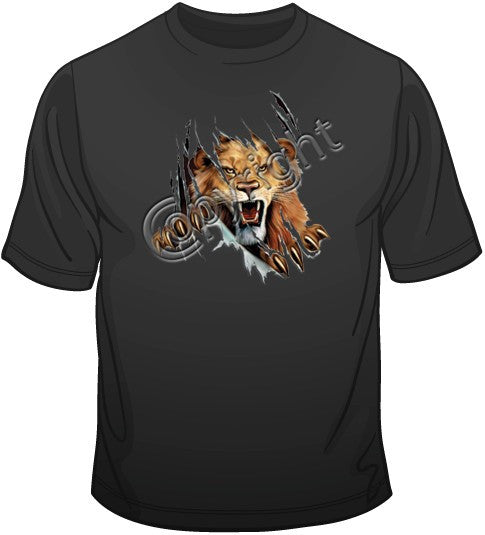 Rip Out - Lion T Shirt | BoardwalkTees.com