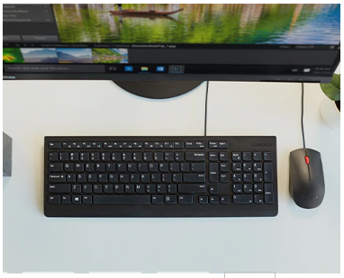 Lenovo Essential Wired US Keyboard And Mouse Combo  4X30L79883