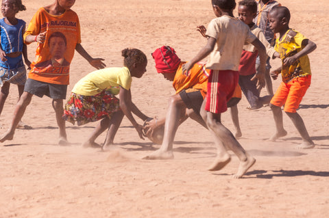 And since I can already hear people telling me: "What about the girls" here they are, playing together with the guys :)