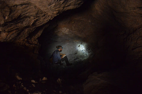 Wim picking up gems straight from the mine