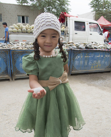 Kid in the Jade Market in Eastern China