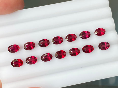 Gemburi is known for their wide array of high quality calibrated rubies, here is yet another example of the goods they carry in inventory