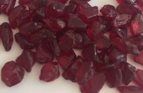 K. Phuket Khunaprapakorn started in the trade by watching his father sublimate Thai rubies. Now, he is mostly using Mozambican rubies such as the ones in this picture