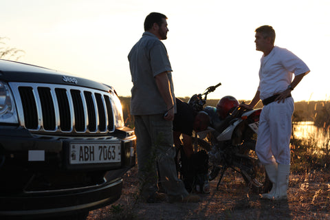 “Ian and Marcelo Souza on site at the kagem mine in Zambia” – credit Robert Gessner