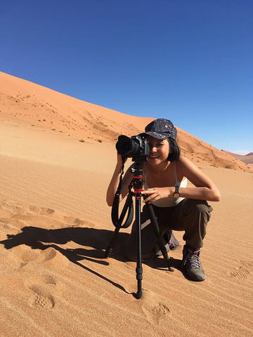 Here is Nook in Namibia during a company trip they took a few years back... one must wonder where that mud puddle was :P