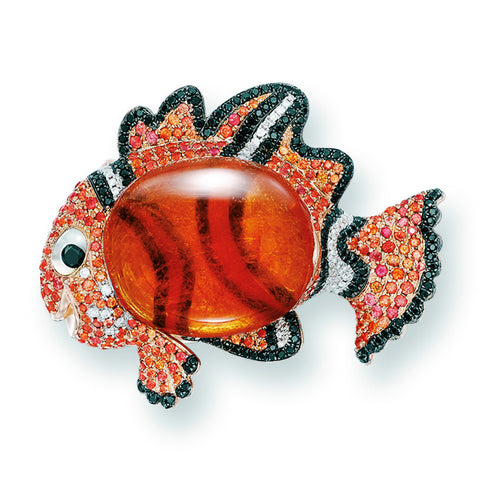 Clown Fish Brooch by Stewart Young - photo credit: Tiancheng International
