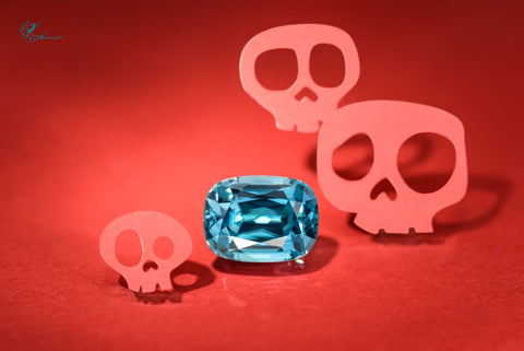 A fine example of a "Blue One", a Zircon with its full Halloween PaperWork