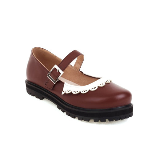 Women's  Platform Flats Mary Jane Shoes