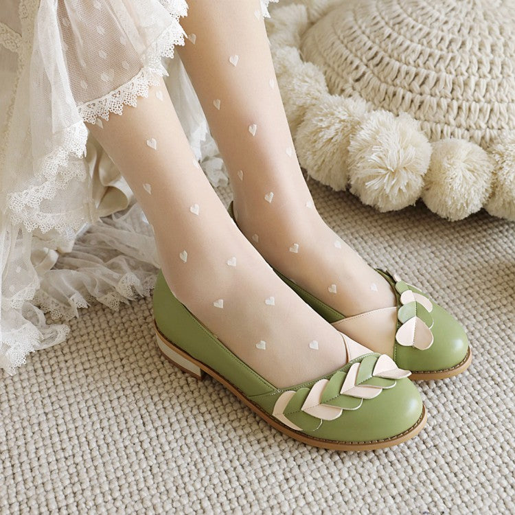 Women's  Love-shaped Flats Pumps Shoes