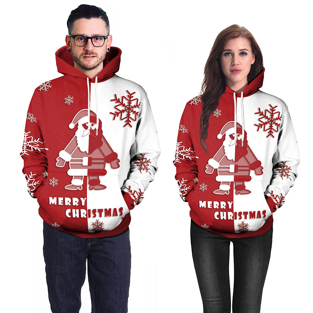 Santa Couple Christmas Hoodie