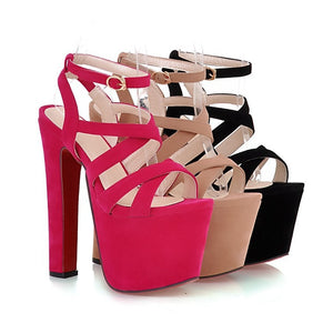 extreme high heel platform shoes