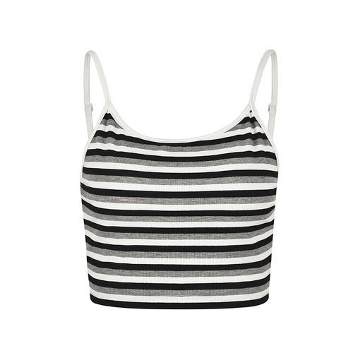 Summer Knit Stripe Slings Skinny Sexy Women Tank Tops