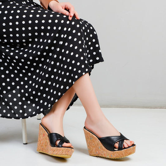 Women's Platform Wedges Slipper Sandals