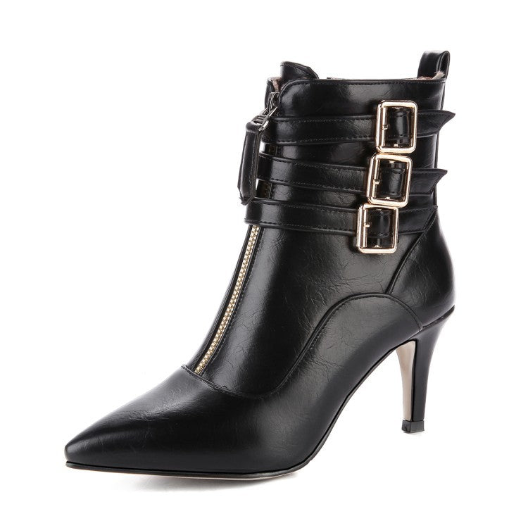 women's black motorcycle ankle boots