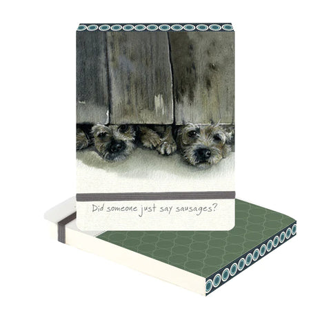 Little Dog Laughed Flip Notebook