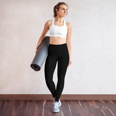 Thee Arsonist Yoga Leggings With Inside Pocket (Black) – StereoTypeTees