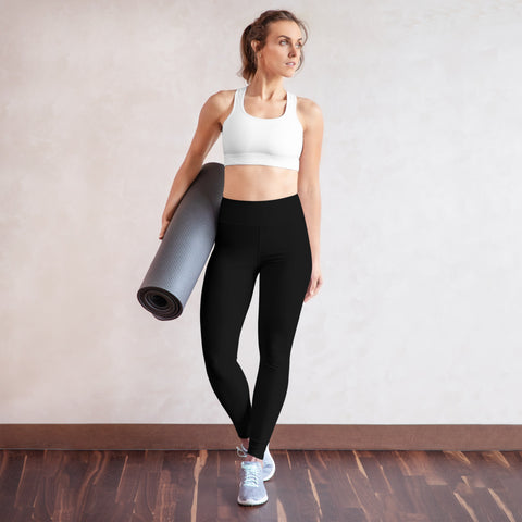 Thee Arsonist Yoga Leggings With Inside Pocket (Black