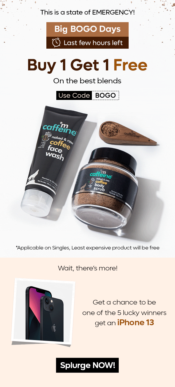 mCaffeine Coffee Moment Skin Care Gift Kit | Sugatra