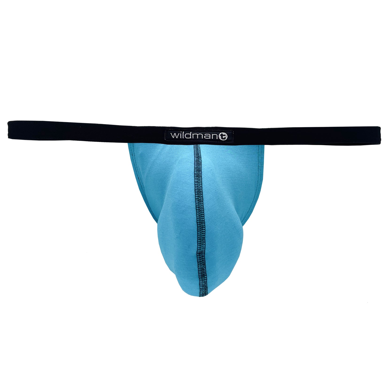 WildmanT Modal Micro Thong Big Boy Pouch Baby Blue